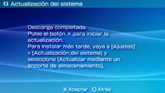 (Actualización del sistema)