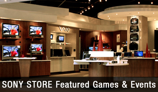 Sony Store Featured Games & Events
